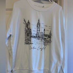 White Altar’d State London Sweater
